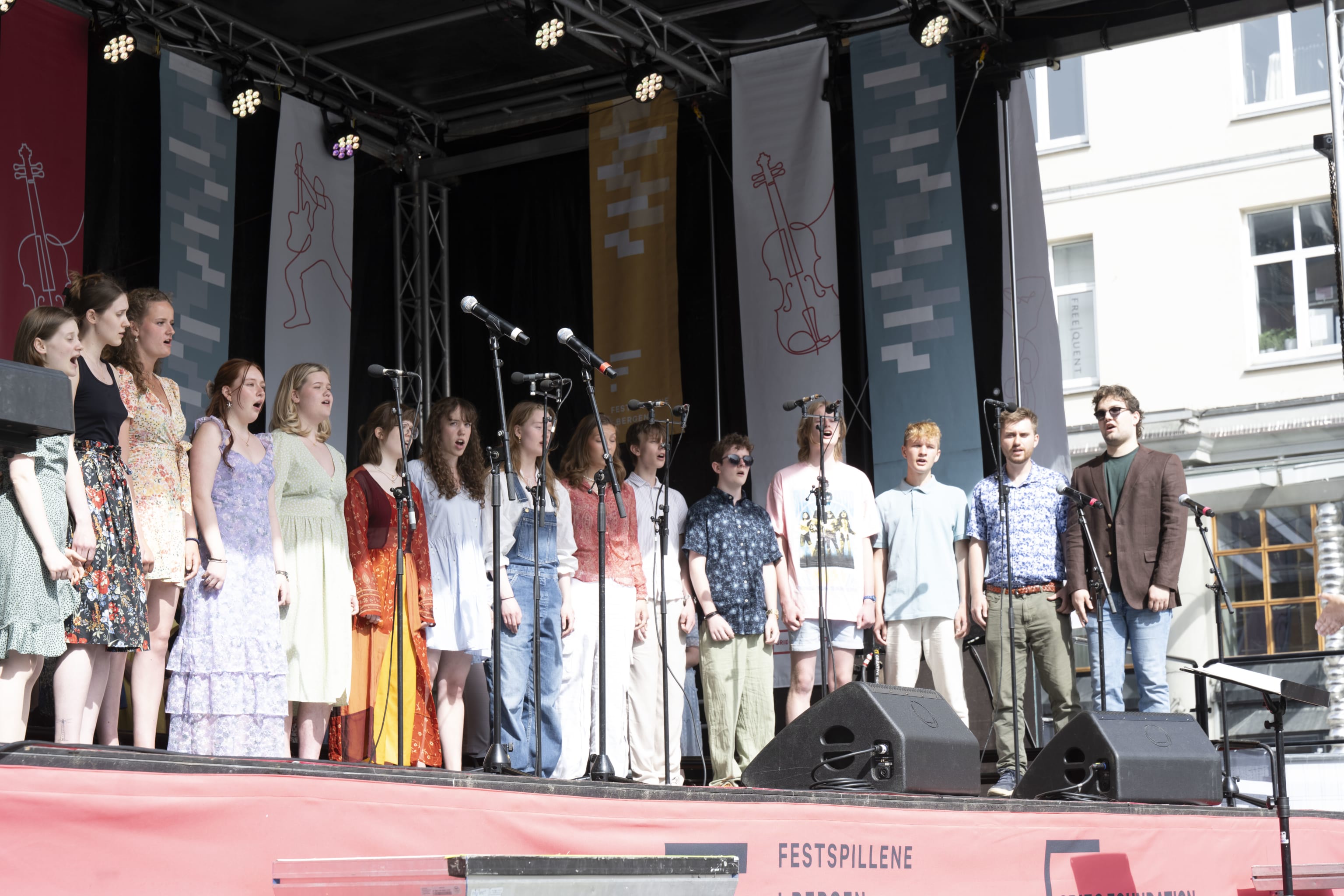 Bergen Barnekorfestivals avslutningskonsert. Foto: Thor Brødreskift